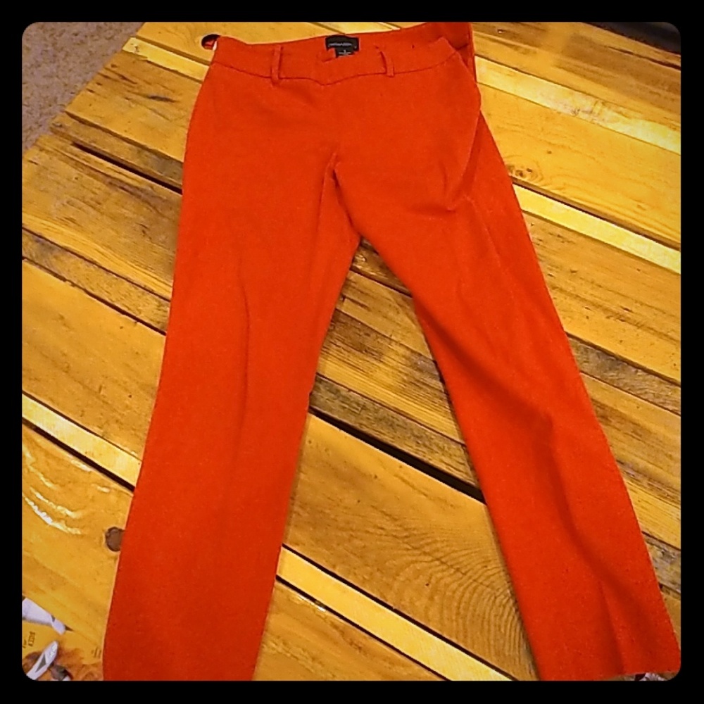 Red stretchy pants